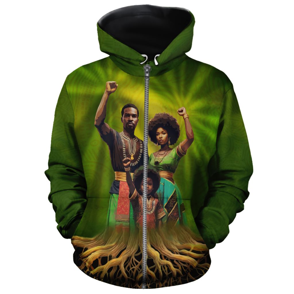 Rooted in Resistance All-over Hoodie Hoodie Tianci Zip S 