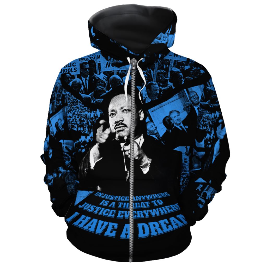 Justice Everywhere All-over Hoodie Hoodie Tianci Zip S 