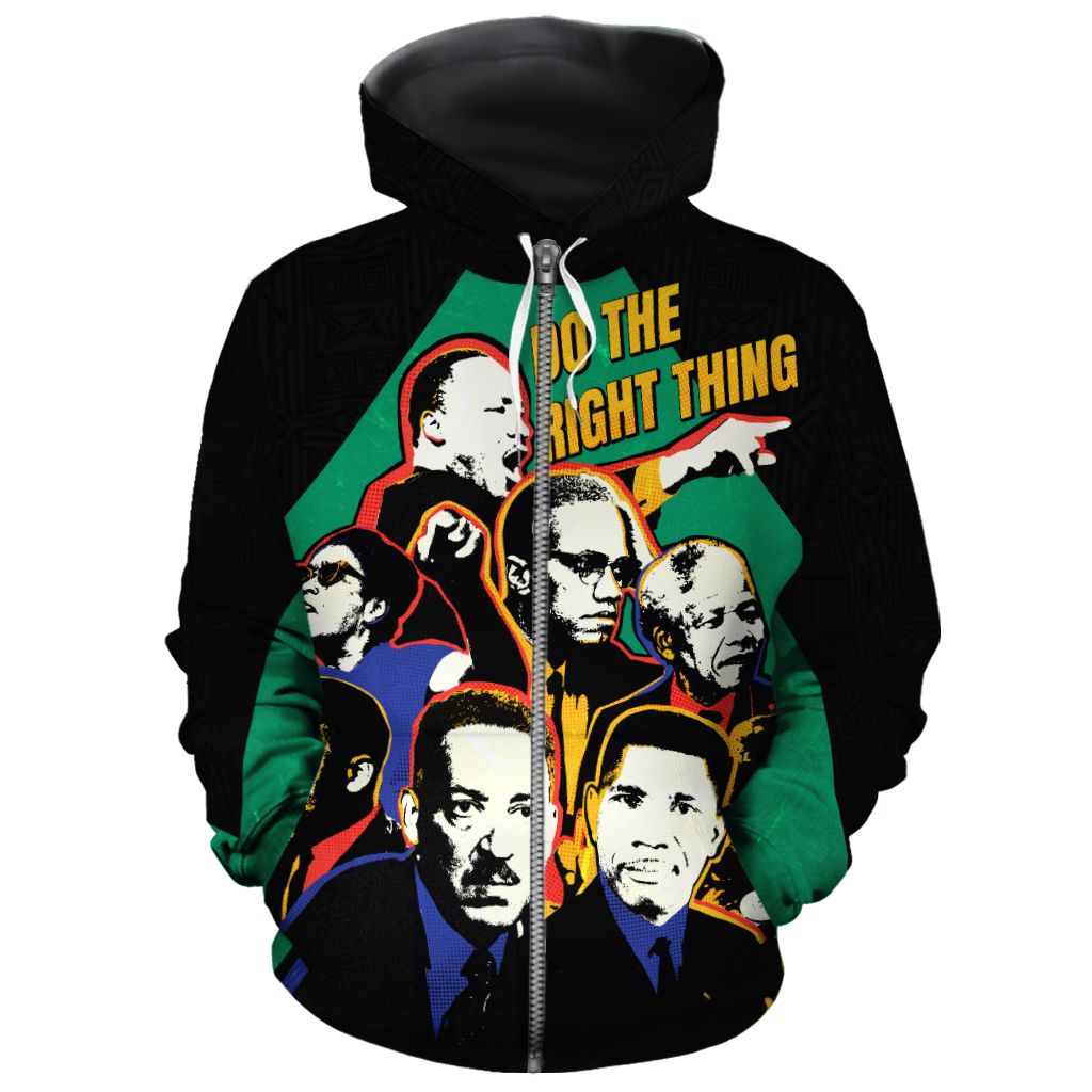 Do The Right Thing All-over Hoodie Hoodie Tianci Zip S 