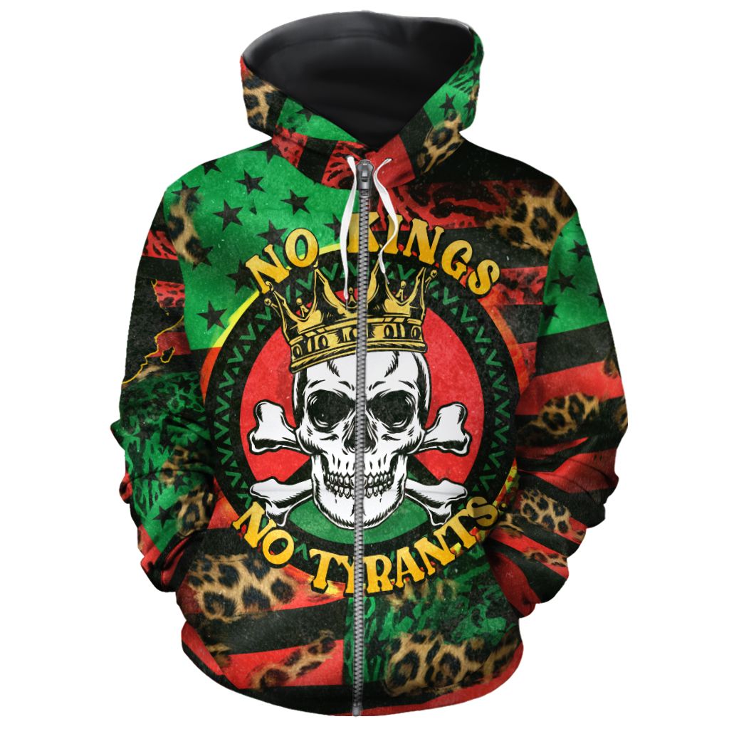 No Kings No Tyrants All-over Hoodie Hoodie Tianci Zip S 