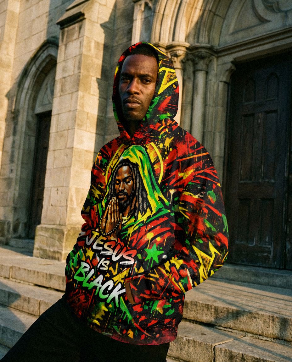 Jesus Is Black All-over Hoodie Hoodie Tianci Pullover S 