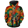 Fists of Freedom All-over Hoodie Hoodie Tianci Zip S 