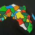 Africa Map Embroidered T-shirt Embroidered T-shirt Hubfulfill 