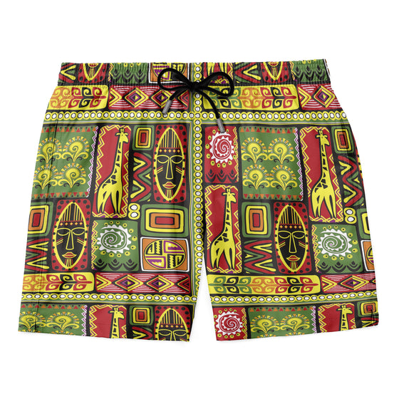 African Tribal Shorts Shorts Tianci 
