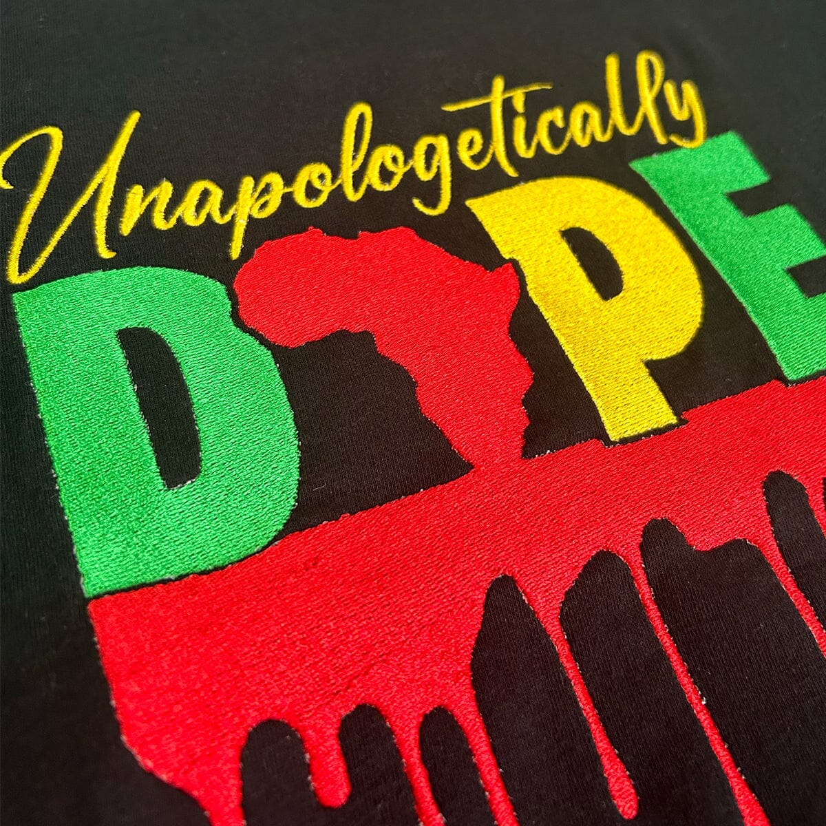 Unapologetically Dope Embroidered T-shirt Embroidered T-shirt Hubfulfill 