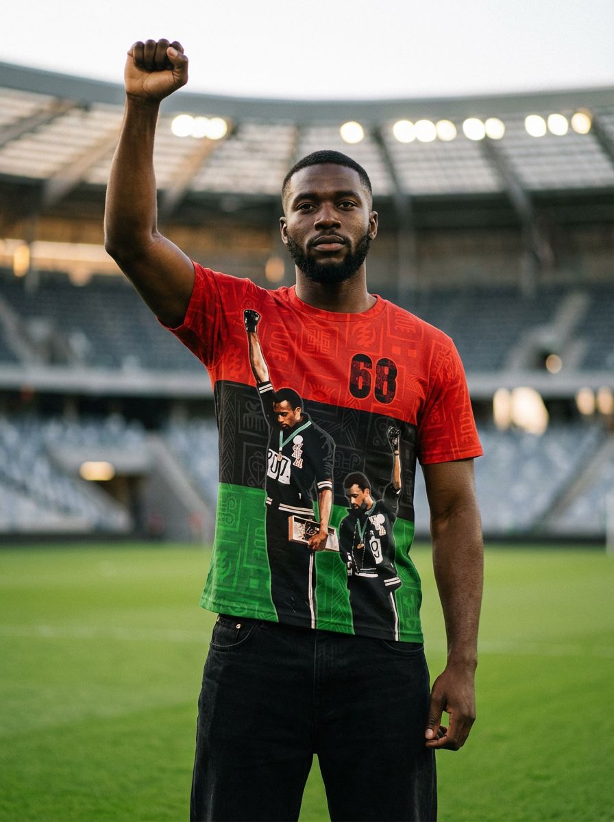 AFFA ネルシャツ size:L 68 Olympics T-shirt | African American Clothing – Melaninful