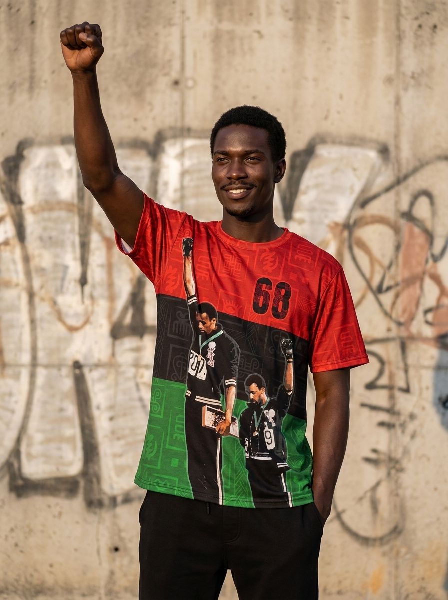 68 Olympics T-shirt | African American Clothing – Melaninful