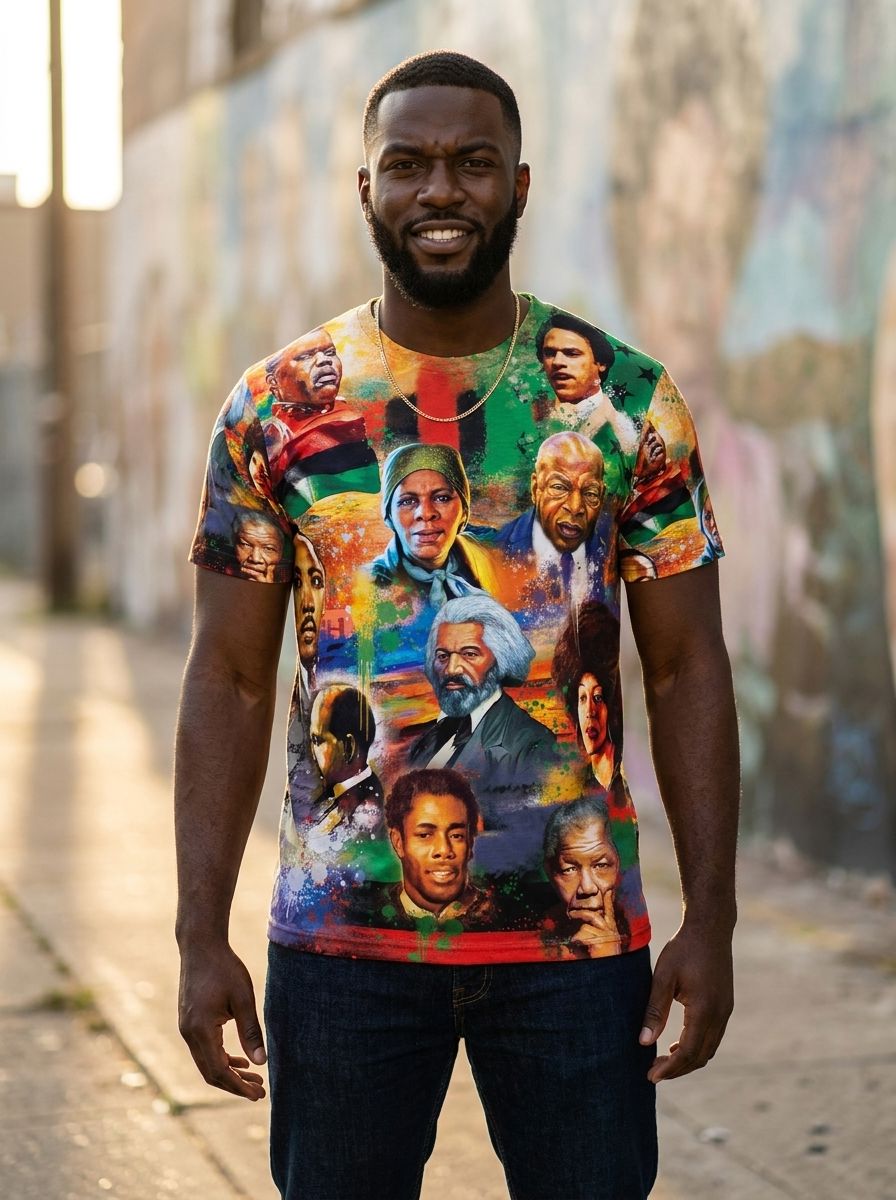 Civil Rights Moments T-shirt AOP Tee Tianci 