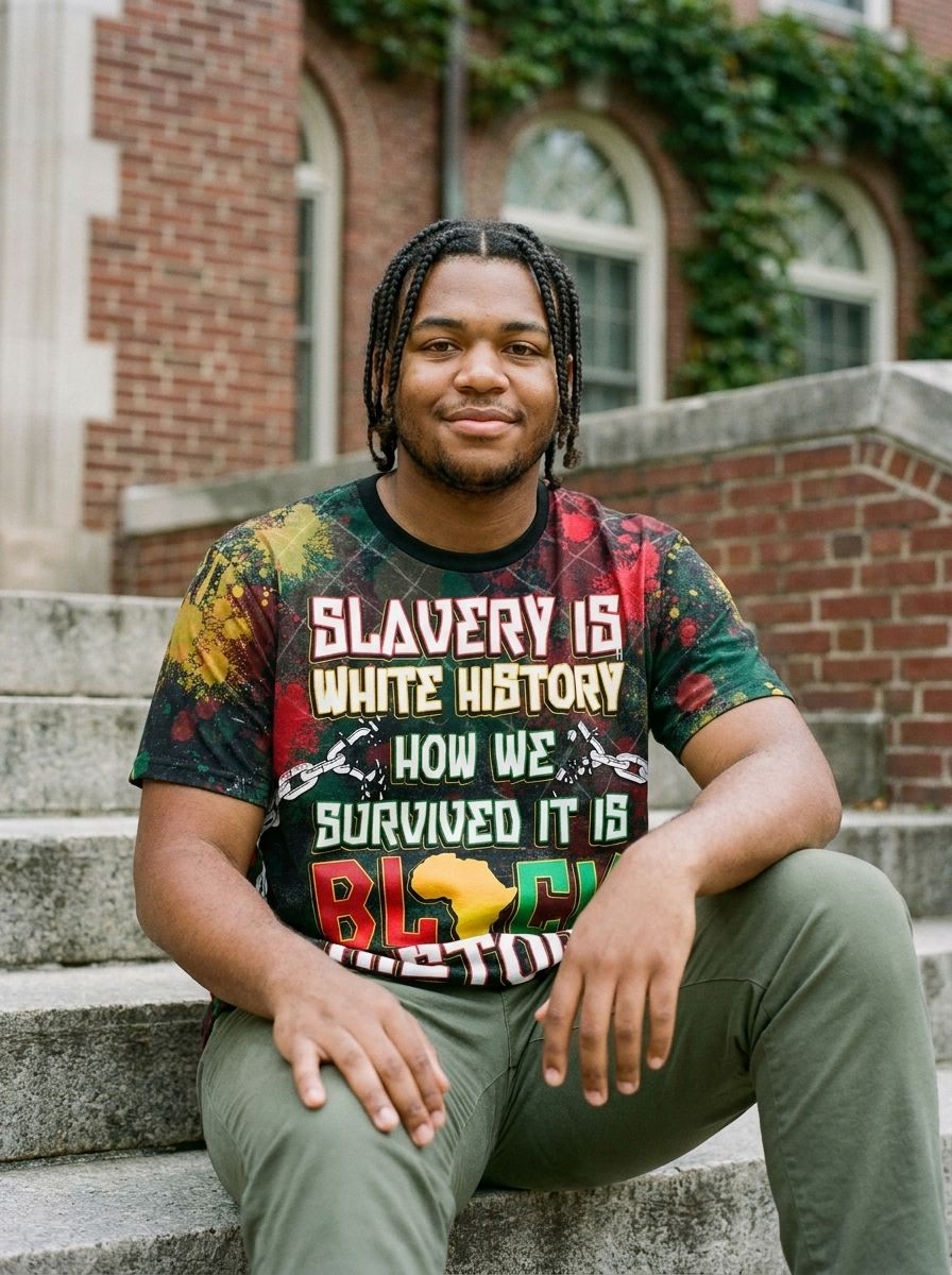 Slavery Is White History T-shirt AOP Tee Tianci 