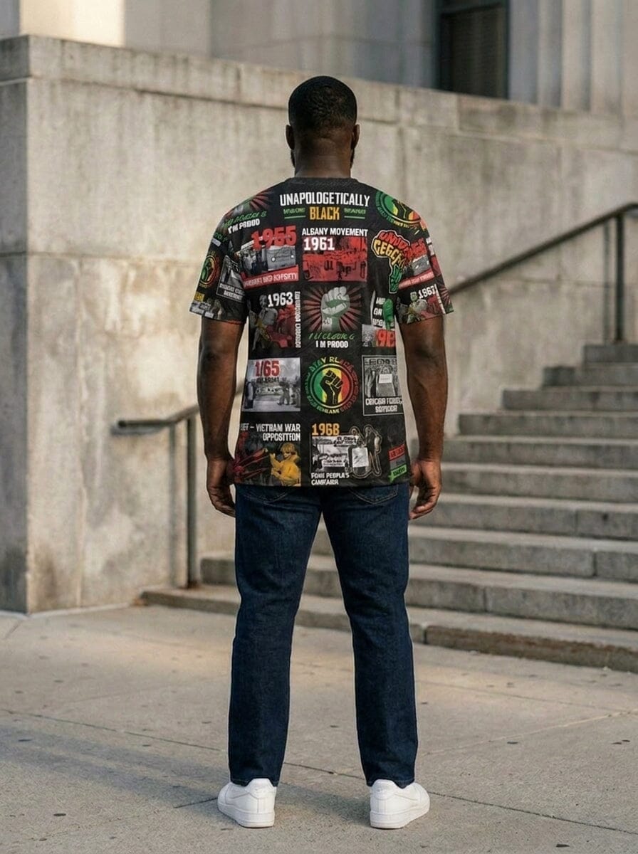Civil Rights Movement Poster Art T-shirt AOP Tee Tianci 