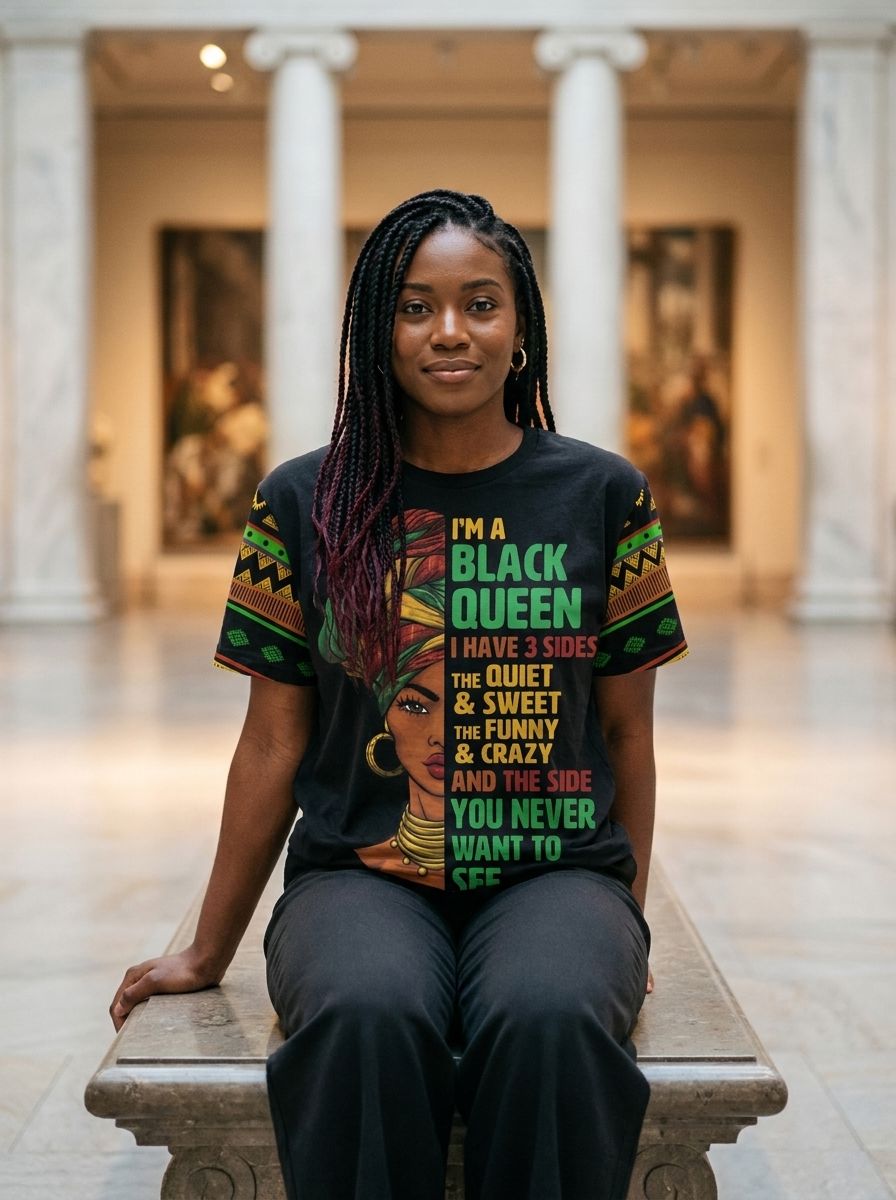 Three Sides Of Me T-shirt AOP Tee Tianci 