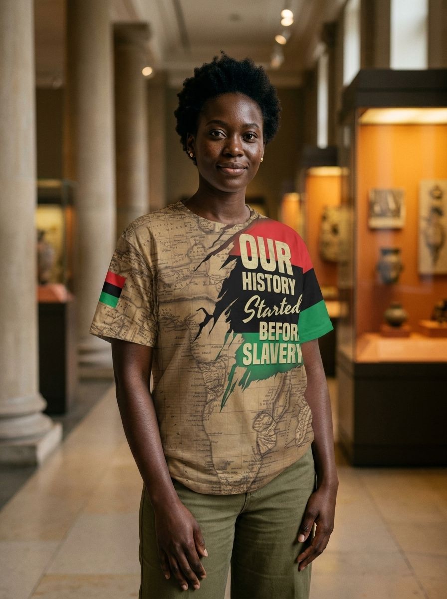 Power African T-shirt AOP Tee Tianci 