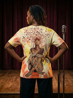 Black Queen Tie Dye T-shirt AOP Tee Tianci 