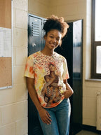 Black Queen Tie Dye T-shirt AOP Tee Tianci 