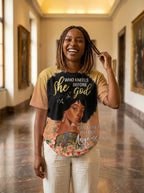 She Who Kneels Before God T-shirt AOP Tee Tianci 
