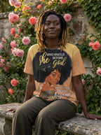 She Who Kneels Before God T-shirt AOP Tee Tianci 