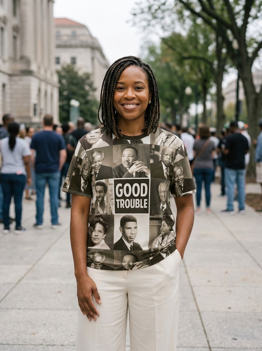 Good Trouble T-shirt AOP Tee Tianci 