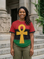 Pan African Ankh T-shirt AOP Tee Tianci 