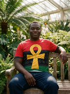 Pan African Ankh T-shirt AOP Tee Tianci 