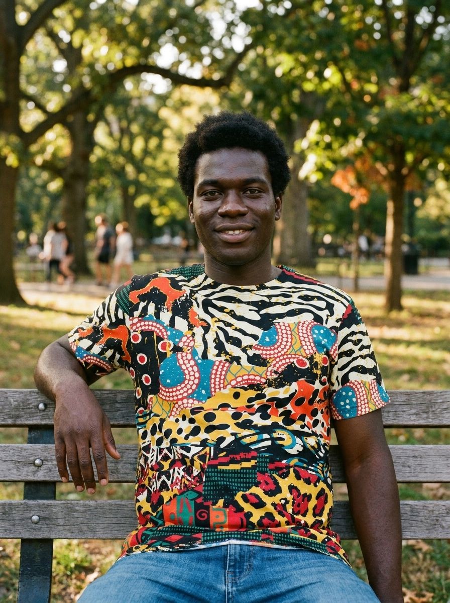 African Patchwork 2 T-shirt AOP Tee Tianci 