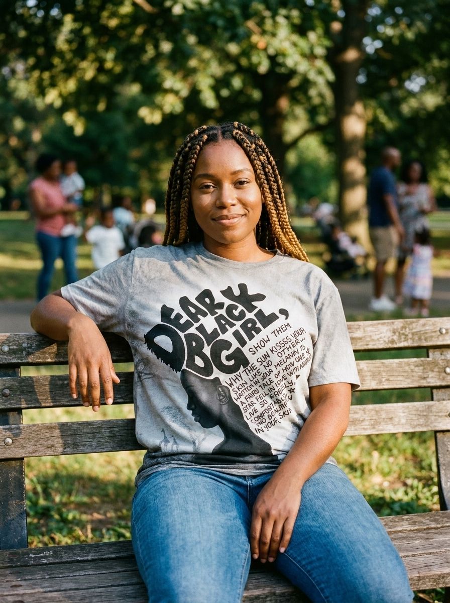 Dear Black Girl T-shirt AOP Tee Tianci 