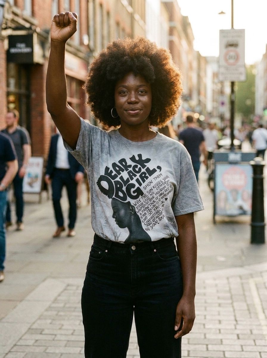Dear Black Girl T-shirt AOP Tee Tianci 