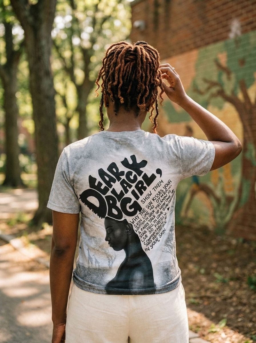 Dear Black Girl T-shirt AOP Tee Tianci 