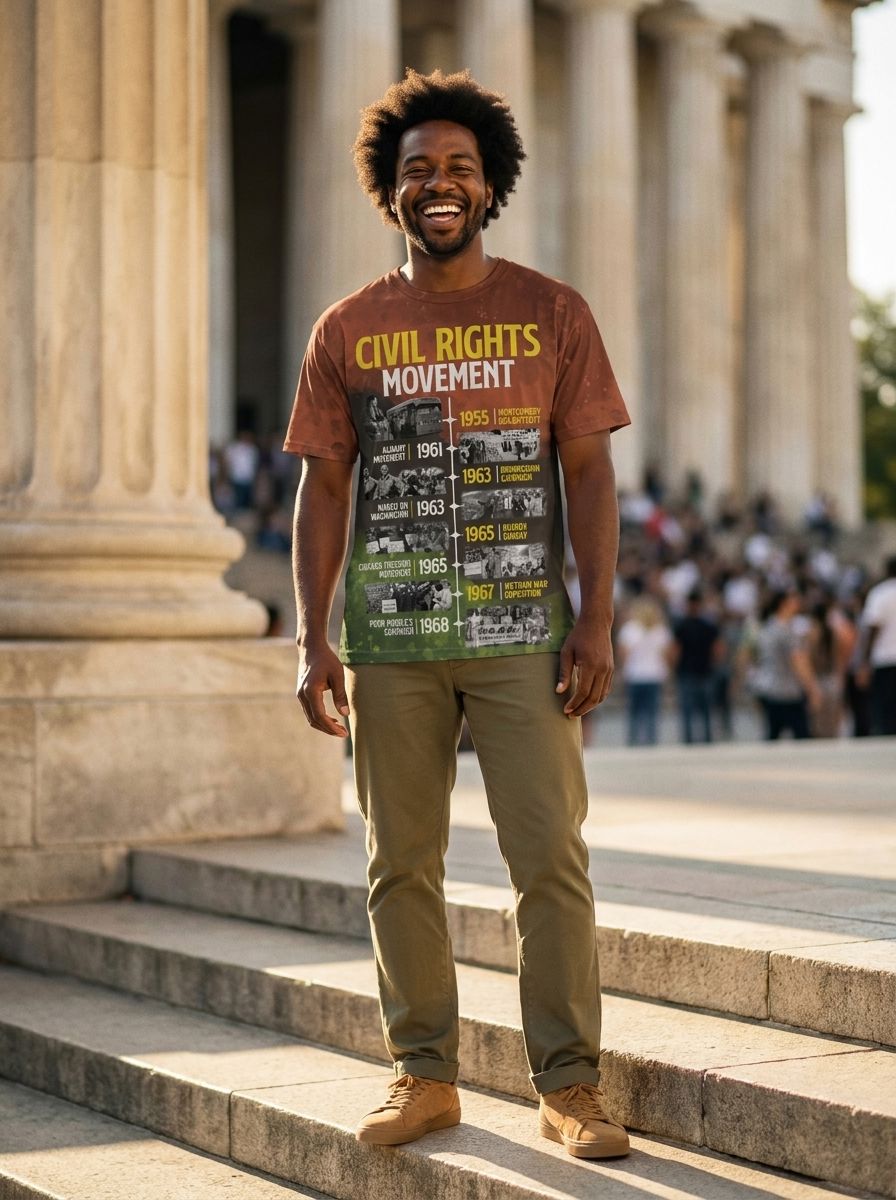 Civil Rights Movement T-shirt AOP Tee Tianci 