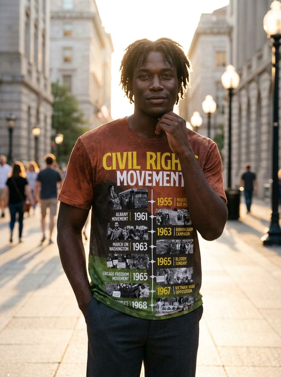 Civil Rights Movement T-shirt AOP Tee Tianci 