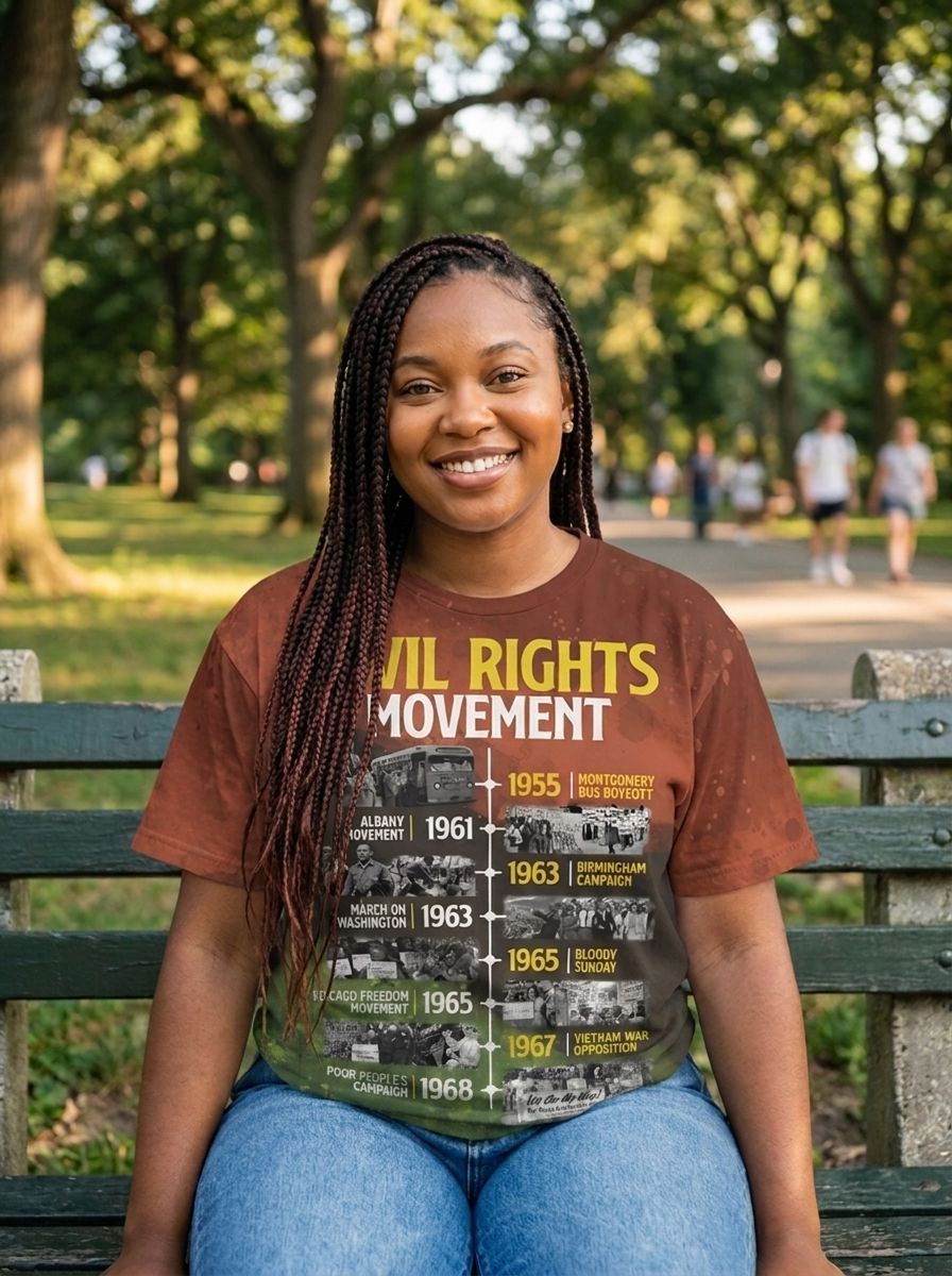 Civil Rights Movement T-shirt AOP Tee Tianci 
