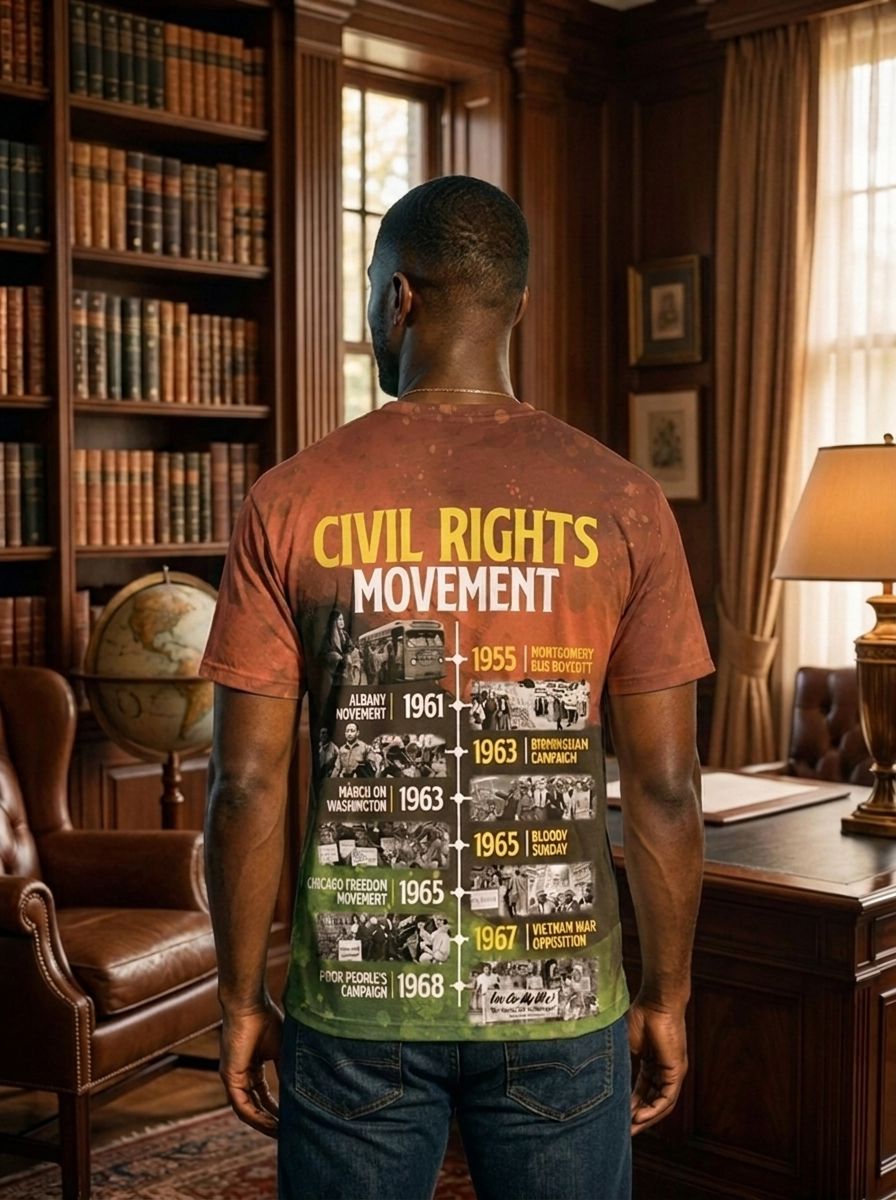 Civil Rights Movement T-shirt AOP Tee Tianci 