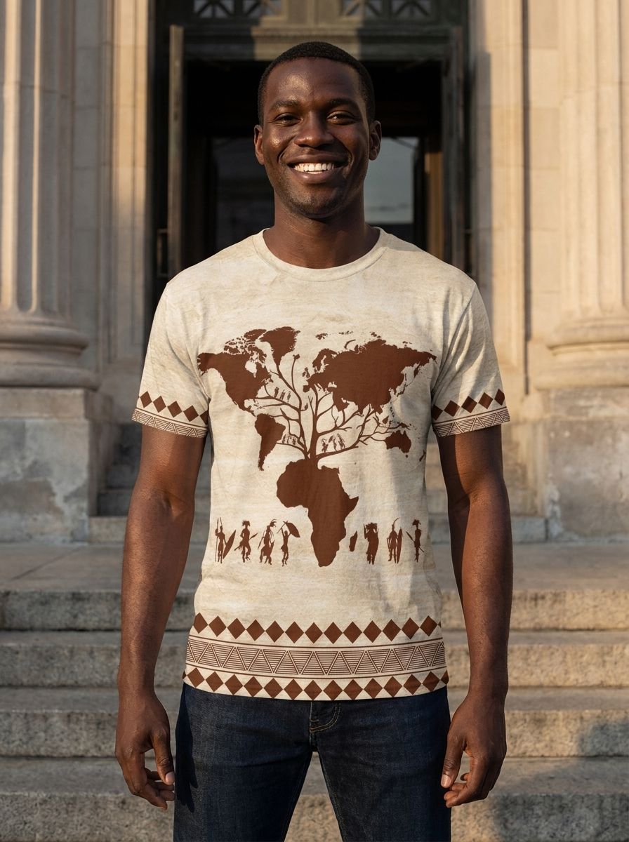 Root Africa T-shirt 1 AOP Tee Tianci 