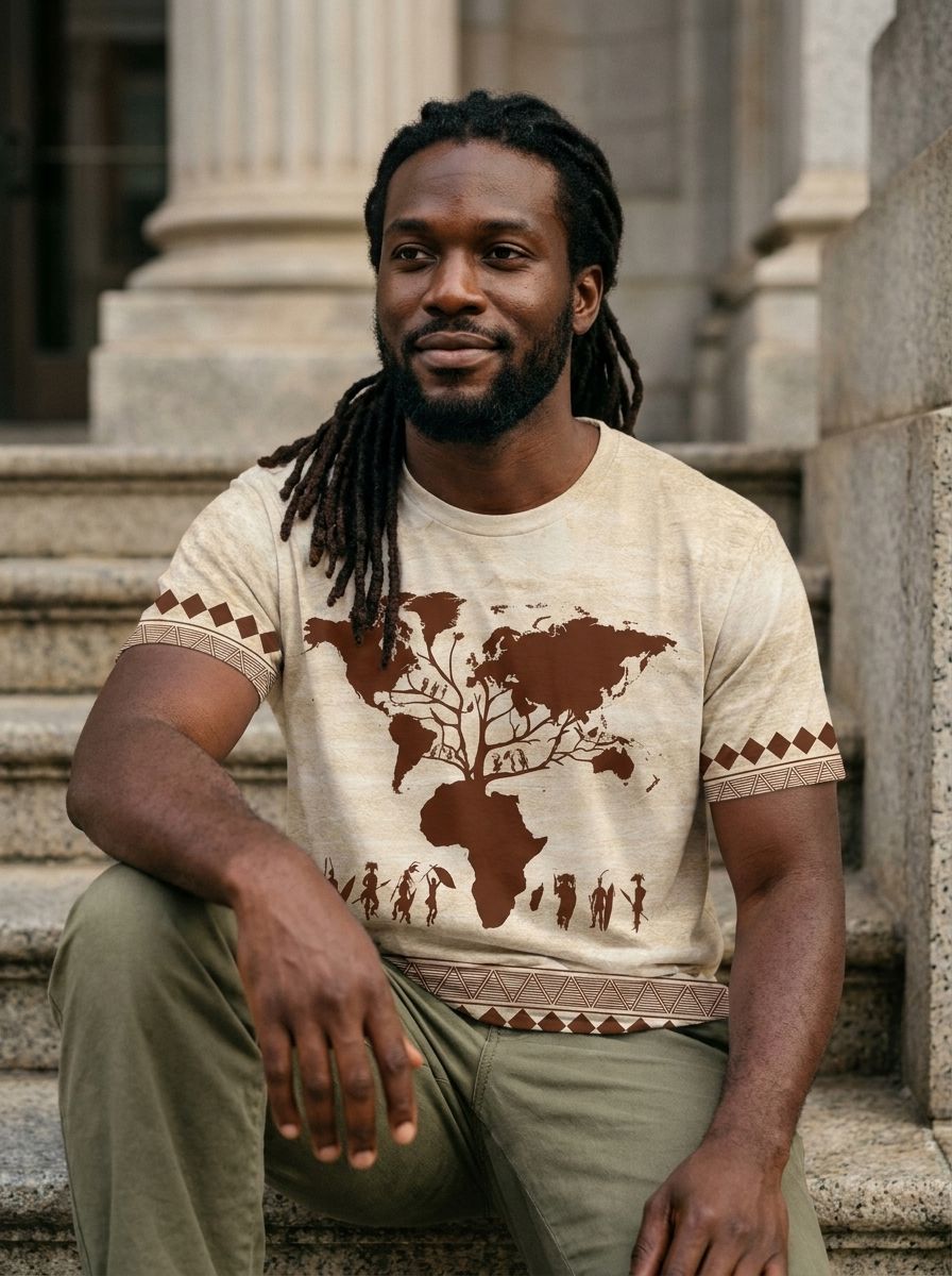 米津玄師　着用　FACETASM AFRICA sweat shirt Root Africa T-shirt 1 – Melaninful