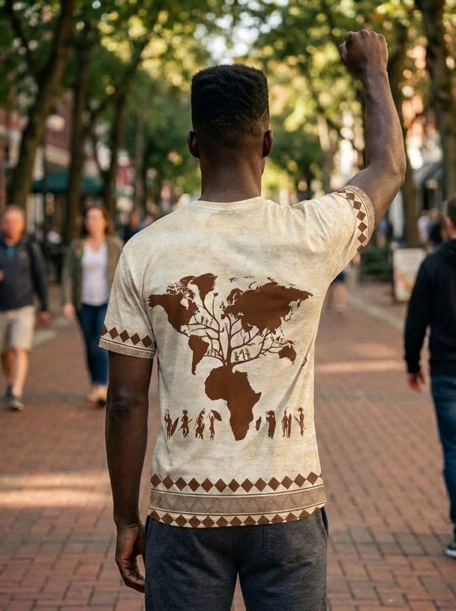 米津玄師　着用　FACETASM AFRICA sweat shirt Root Africa T-shirt 1 – Melaninful