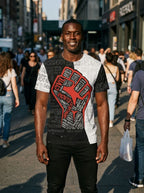Civil Rights Movement Justice Fist T-shirt AOP Tee Tianci 