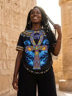 Egyptian Ankh Ft Eye Of Ra T-shirt AOP Tee Tianci 