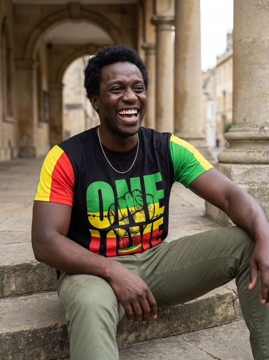 Reggae One Love T-shirt AOP Tee Tianci 