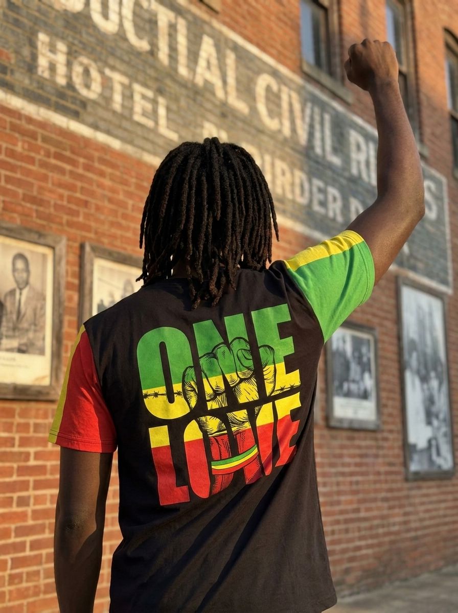 Reggae One Love T-shirt AOP Tee Tianci 