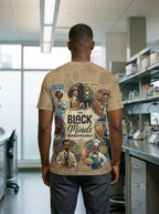 The Black Minds Behind Progress T-shirt AOP Tee Tianci 