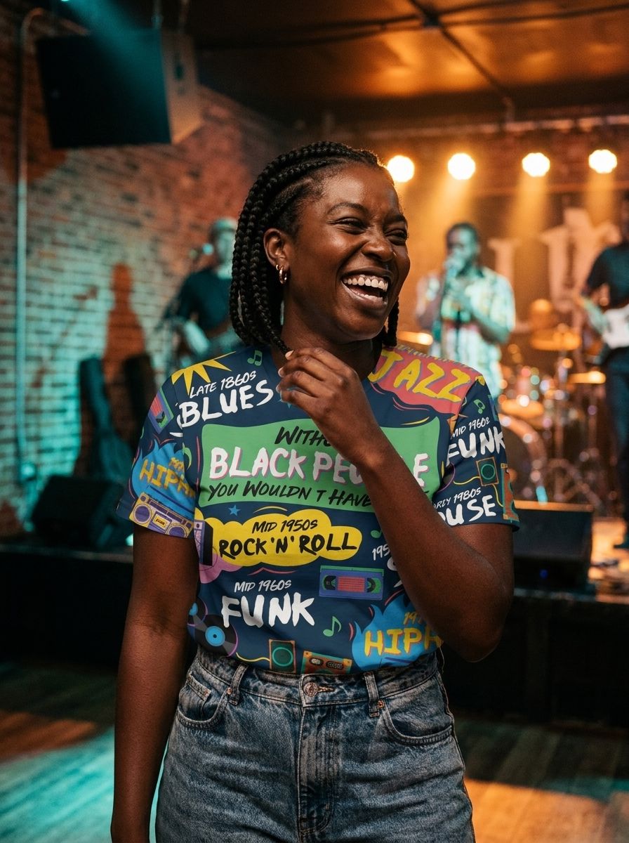 Music That Makes Us Proud T-shirt AOP Tee Tianci 