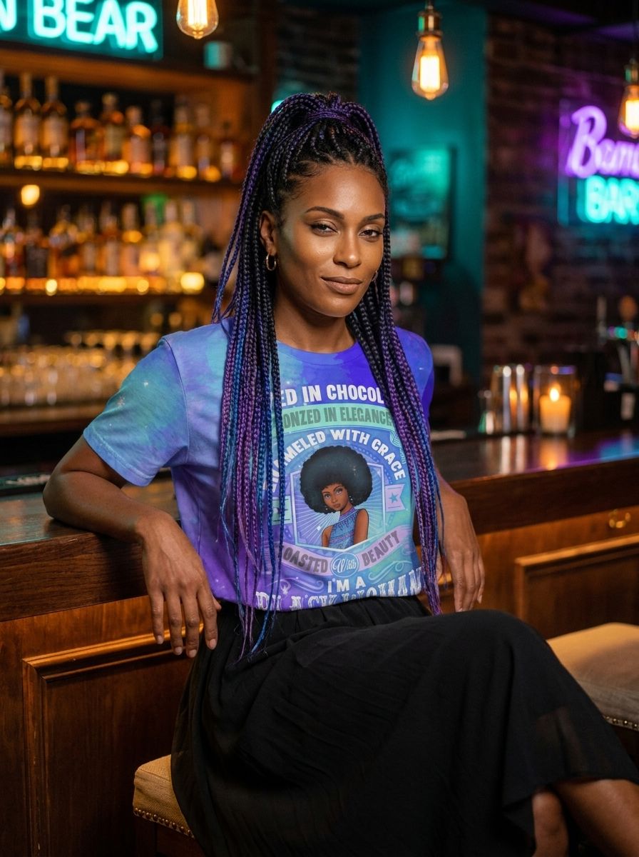 I'm A Black Woman T-shirt AOP Tee Tianci 