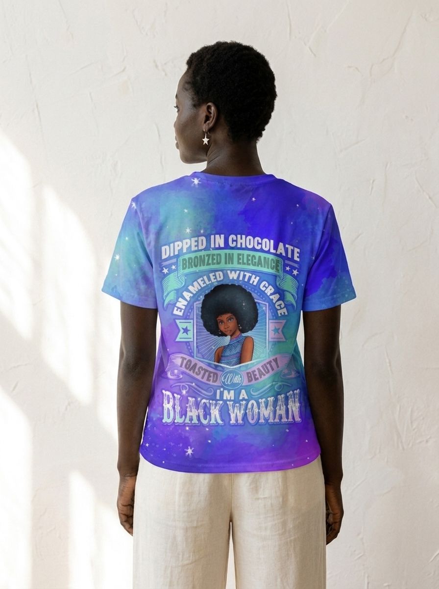 I'm A Black Woman T-shirt AOP Tee Tianci 