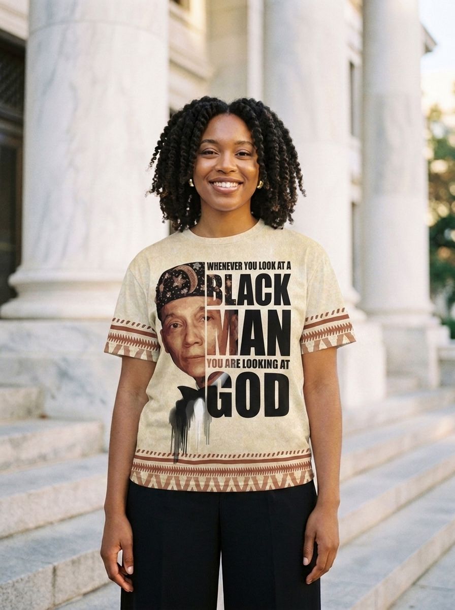The Most Honorable Elijah Muhammad T-shirt AOP Tee Tianci 