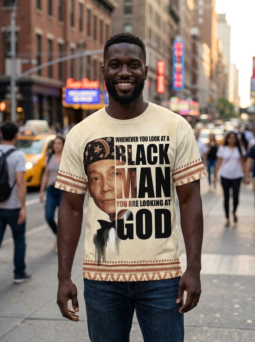 The Most Honorable Elijah Muhammad T-shirt AOP Tee Tianci 