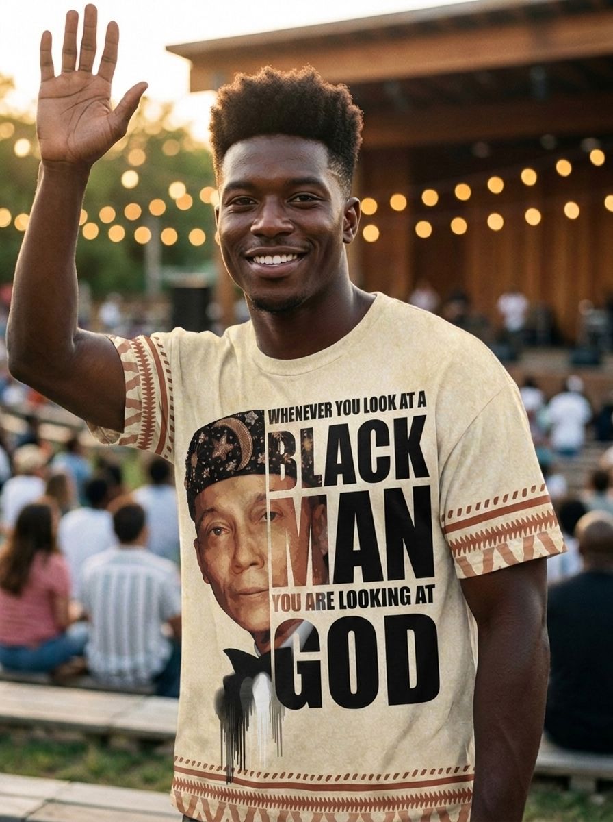 The Most Honorable Elijah Muhammad T-shirt AOP Tee Tianci 