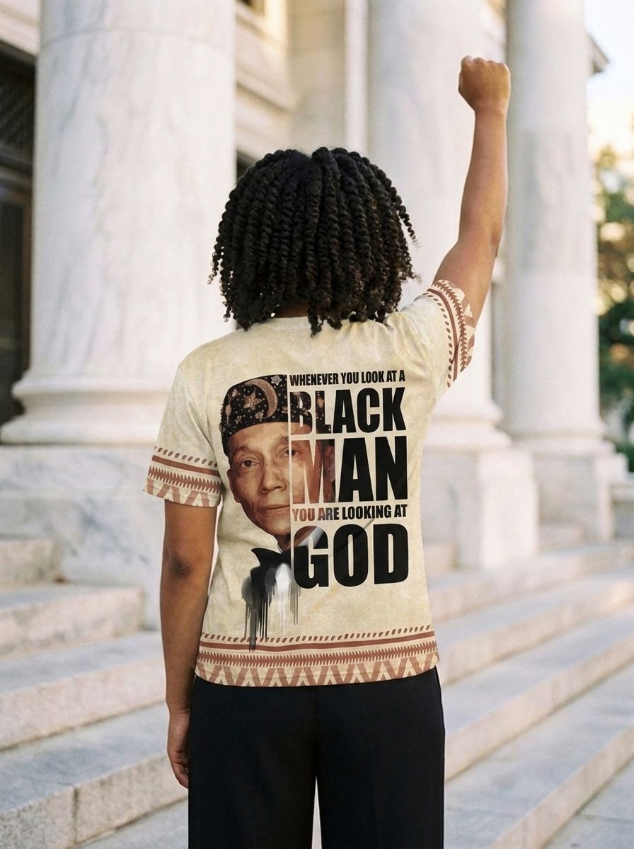 The Most Honorable Elijah Muhammad T-shirt AOP Tee Tianci 