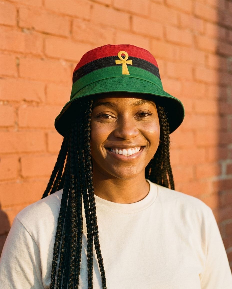 Pan African Ankh Bucket Hat Bucket Hat Tianci 