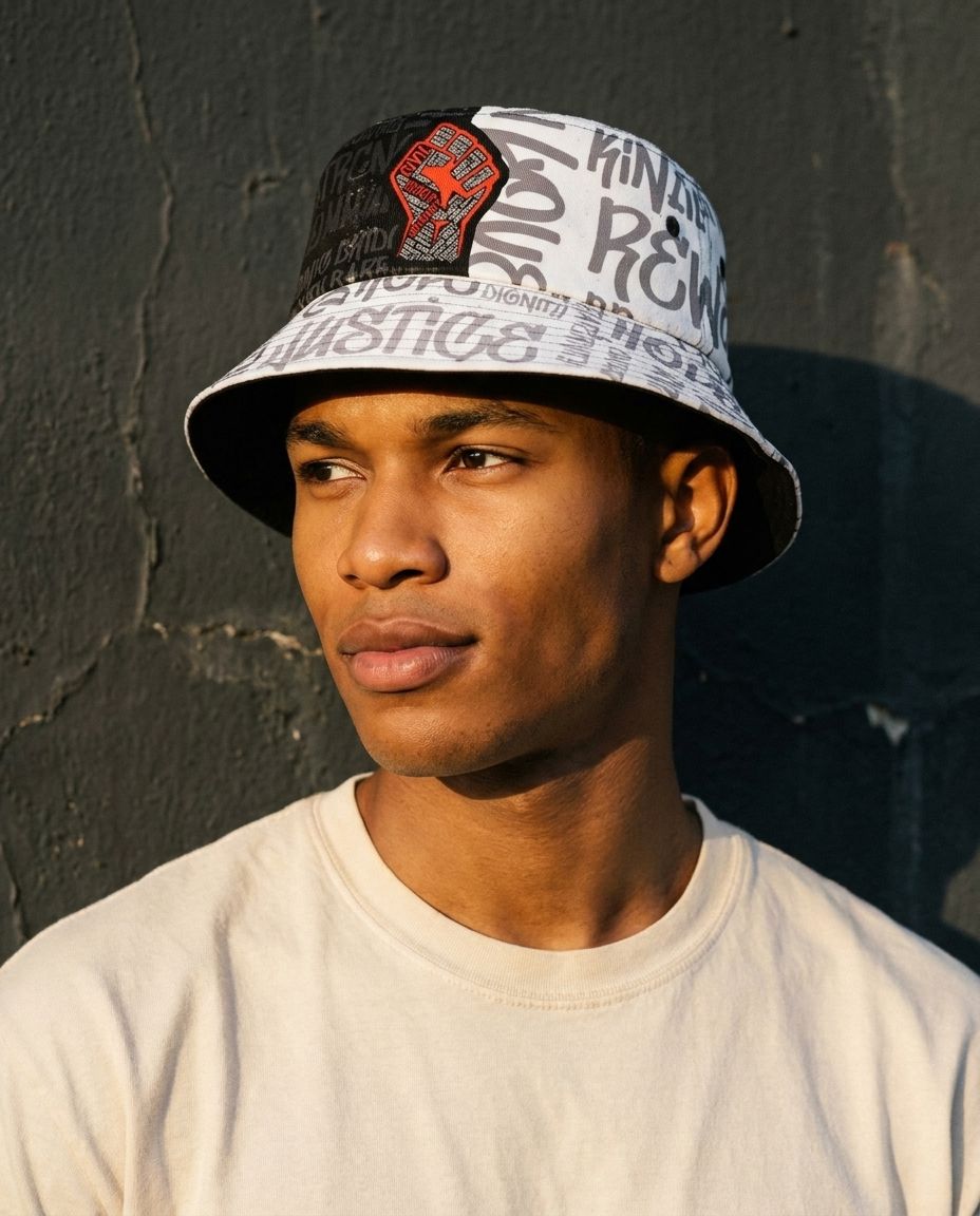 Civil Rights Movement Justice Fist Bucket Hat Bucket Hat Tianci 