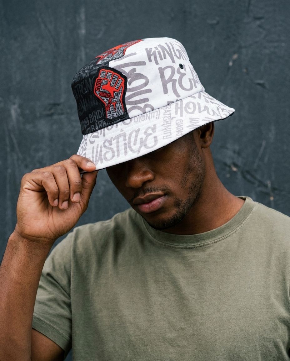 Civil Rights Movement Justice Fist Bucket Hat Bucket Hat Tianci 