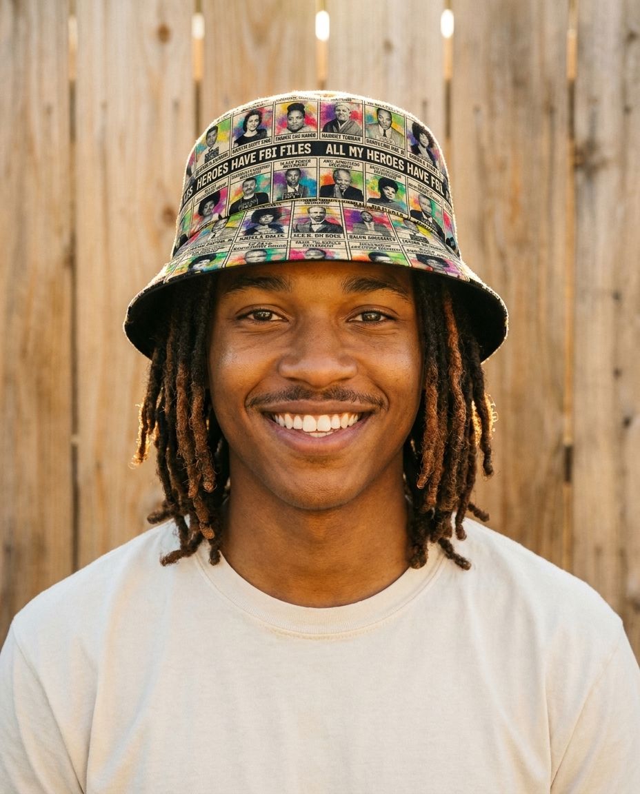 All My Heroes Have FBI Files Bucket Hat Bucket Hat Tianci 